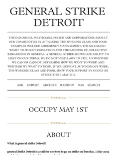 general strike Detroit tumblr forum